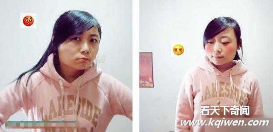 真人演绎美少女版QQ表情 可爱顽皮受热捧(组图)