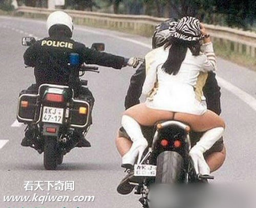 搜罗各地的摩托车强人 让人笑抽了(组图)
